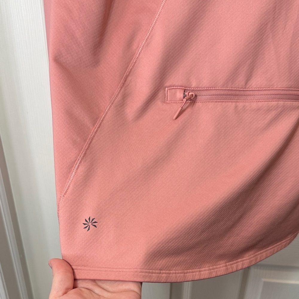 Athleta Pink Long Sleeve Quarter-Zip Top - Picture 9 of 10